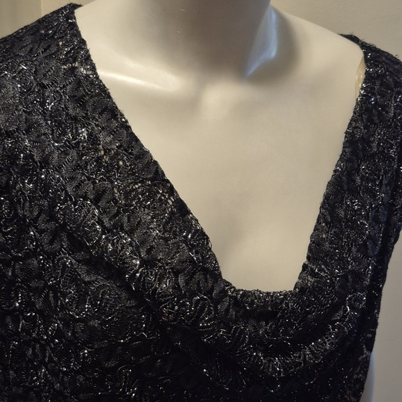 Connected Woman Cute Black Dress  glitters - Picture 9 of 16